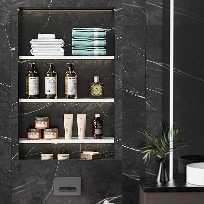 Expandable Closet Organizer Shelves, Adjustable Metal Storage Shelves Divider for Wardrobe Cupboard Kitchen (2 Pack, W:7.87" x L: 17" to 31")