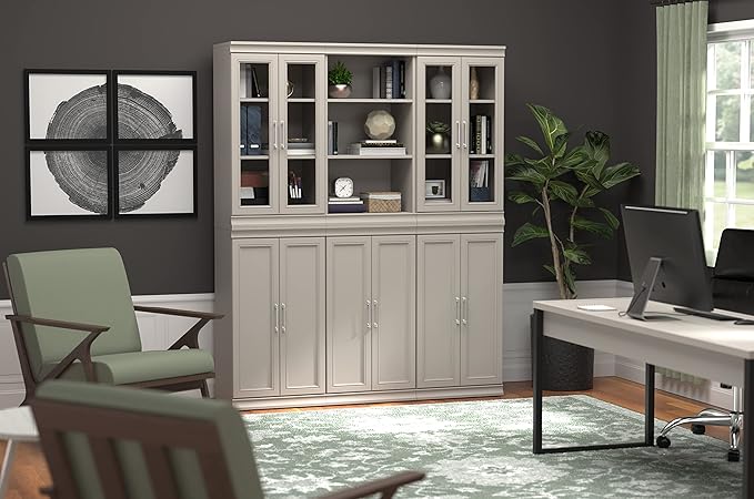 ClosetMaid Modular Storage Shelf Unit with 3-Shelves, Taupe