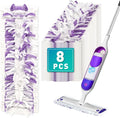 5X Cleaning Power Mop Pads Compatible with Swiffer PowerMop, Disposable Mopping Pad Refills for Cleaning, Multi-Surface Wood Floor Replacement Pads
