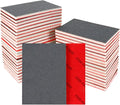 24 Pcs Sanding Sponge 500-600 Grit, Washable & Reusable Sanding Blocks for Wood, Metal, Drywall, Glazing, Wet Dry Sandpaper for Smooth Finishing