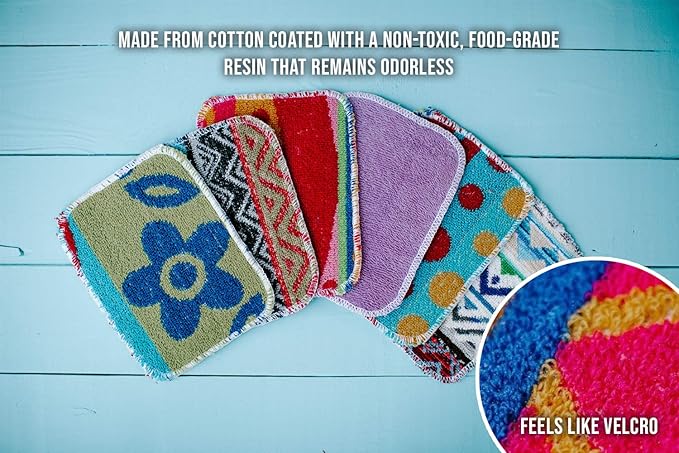 Scratchless Cleaning Pad (2 Pack) for Cleaning Kitchen, Bathroom and Household | Great for Non-Stick Cookware | Reusable | Long-Lasting | Environmentally Friendly