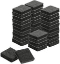 uxcell Felt Furniture Pads, 36Pcs 0.79" x 0.79" Adhesive Backed Felt Non-Slip Anti-Scratch Chair Leg Protectors for Protecting Hardwood Floor, Black