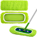 Toulite 2 Pcs Reusable Mop Refill Pads Replacement Compatible with Most XL Sweeper 17" x 5" Microfiber Mops Head Floor Cleaning Supplies (Handle is Not Included)