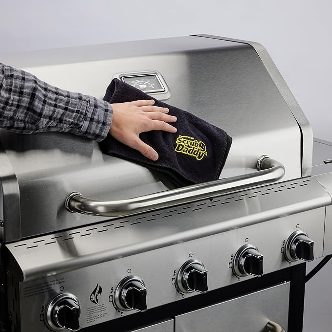 Mr. Bar-B-Q 2-Pack Microfiber Grill/Griddle Cloths Powered by Scrub Daddy