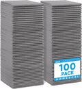 HOMEXCEL Grey Microfiber Cleaning Cloth, 100 Pack Cleaning Towels for Kitchen, Lint Free, Scratch-Free, Highly Absorbent, and Reusable Cleaning Rags for House, Window and Glass, Cars, 11.5 X11.5 inch