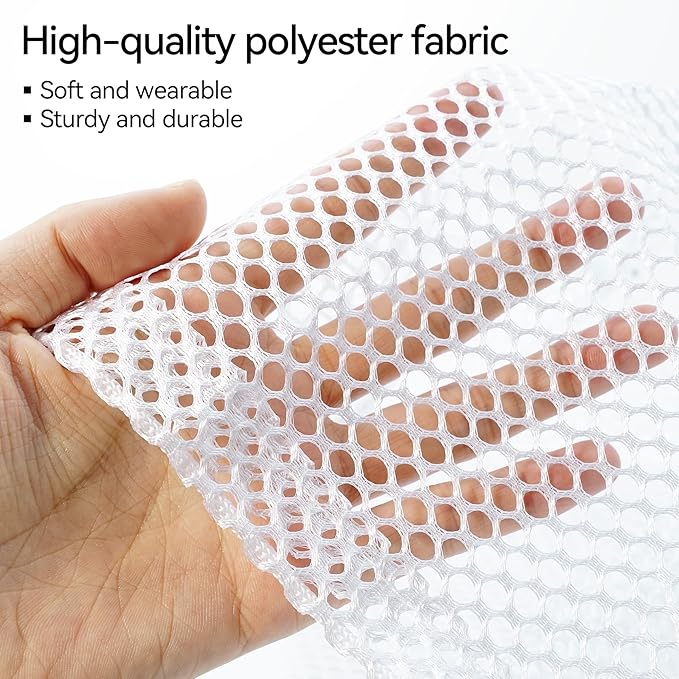 6Pcs Laundry Mesh Wash Bags, Drawstring Net Laundry Bag for Washing Machine, Mesh Laundry Wash Bags for Home Dorm Hotel Travel Use