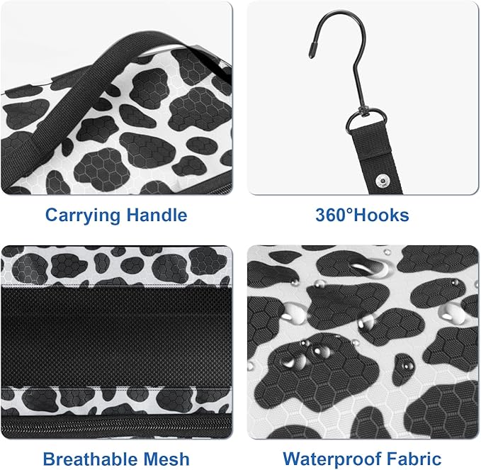 Suitcase Organizer, Travel Luggage Organizer Portable Hanging Travel Shelves Collapsible Hanging Packing Cubes for Carry on Suitcase