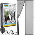 AUGO Magnetic Screen Door - Self Sealing, Heavy Duty, Hands Free Mesh Partition Keeps Bugs Out - Pet and Kid Friendly - Patent Pending Keep Open Feature - 38 Inch x 81 Inch