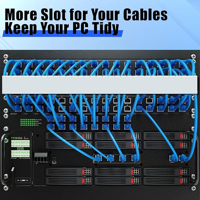 Open Slot Wiring Raceway Cable Duct, 123in Cable Management Channel Cord Track,Desk Wire Channel, Under Desk Cable Management to Hide Cables, Wires for Computers (White, 1.18" Hx1.57"W, 15.4''L(8 Pc))