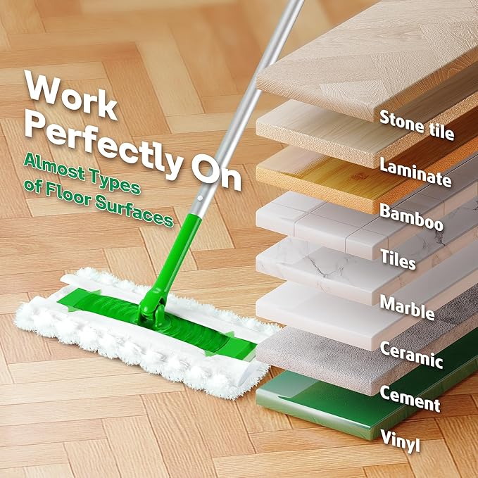 AIR U+ Upgraded Heavy Duty Pet Dry Sweeper Pads for Swiffer Dry Sweeping Cloths Refills, 60 Count