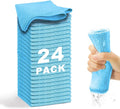 WEAWE Microfiber Cleaning Cloth-24Pcs (13x13 inch) Ultra Soft Highly Absorbent Rags for Housekeeping-Machine Wash (Blue)
