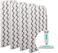 F Flammi 4-Pack Microfiber Mop Pads Refills Compatible with Shark Steam Mop S1000 S1000A S1001C S2001, Washable & Reusable Replacement Pads for Hardwood, Tile, and Stone Floors
