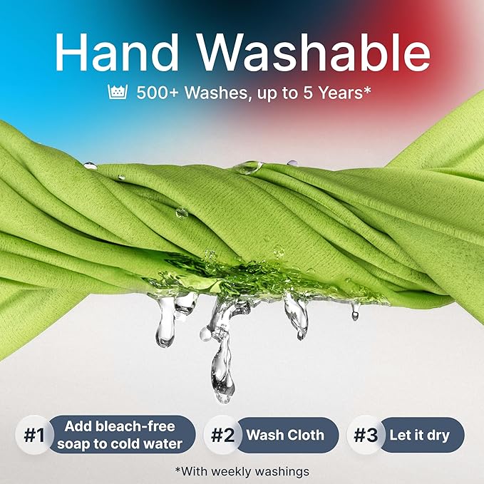 Koala Lens Cleaning Cloth | Japanese Microfiber | Glasses Cleaning Cloths | Eyeglass Lens Cleaner | Eyeglasses, Camera, VR/AR Headset, and Screen Cleaner | Black & Green (Pack of 12)