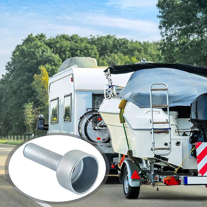 2 Pack 1.98 Inches Trailer Dust Cap Installation Tool Trailer Axle Dust Cap Removal Tool for 1.98 Inches Wheel Cover