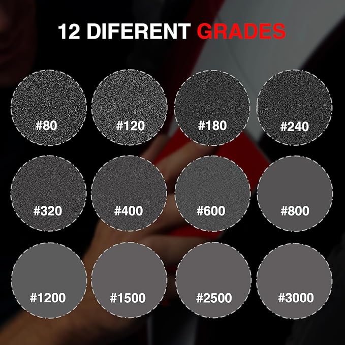 30-Pcs 3x4 Inch 240 Grit Sanding Sponge Set, Sanding Block, Ultra-Fine Wet/Dry Sandpaper for Wood, Metal, Drywall, Furniture Polishing (240Grit)
