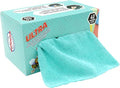 Microfiber Cleaning Cloth, Lint-Free Shop Towels Reusable, Bulk Rags in a Box for Home, Kitchen and Car, 8 Inch x 8 Inch,40 Pack with Box (Blue)