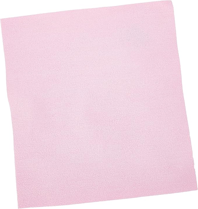Vileda 143586 Micro Cleaning Cloth, Pink, red, 5 Pieces, 38x35 cms, Pack of 5