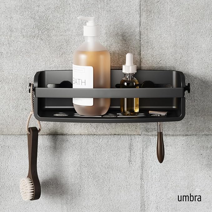Umbra Flex Adhesive Bin, Black