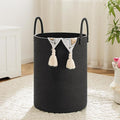 Laundry Basket,Woven Cotton Rope Laundry Hamper,100L for Decorative Storage of Dirty Clothes,Toys and Blankets in Bathroom,Baby Room and Living Room