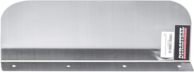 DuraSteel Stainless Steel Sink Splash Guard - 15" x 6" Deck Mount Commercial Kitchen Shield - Kitchen Safety & Hygiene Cooking Splatter Screen - Ideal for Hand Sink, Prep Sink, Bar Sinks