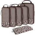 BAGSMART 6 Set /4 Set/2 Set Compression Packing Cubes for Travel, Lightweight Luggage Organizer Bags, Durable Space Saver Bags Travel Essentials