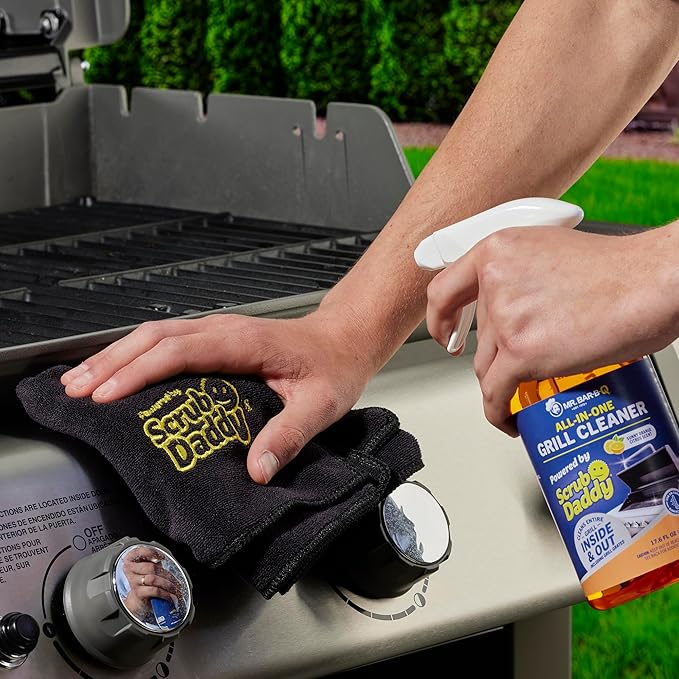 Mr. Bar-B-Q 2-Pack Microfiber Grill/Griddle Cloths Powered by Scrub Daddy