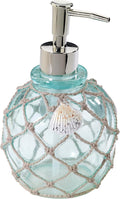 Avanti Linens - Lotion Pump/Soap Dispenser, Countertop Accessories, Beach Inspired Bathroom Decor (Seaglass Collection)