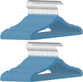 GoodtoU Kids Hangers Velvet 50 Pack 14" - Kids Felt Hangers Non Slip Toddler Hanger Childrens Hanger for Kid