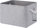 Large Storage Baskets- 15x11x10 inch Storage Bins for Shelves and Closet Organizing, Foldable Fabric Bin for Home Organization Clothes and Laundry (1-Pack, Gray)