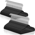 Casafield 100 Velvet Baby Hangers - 11" Size for Infant & Toddler Clothes - Black
