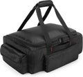 samdew Underseat Storage Bag Fit for SuperCrew Cab, Truck Under Seat Organizer with 1 Detachable Inner Divider & Anti-Slip Bottom for Full Size Trucks, Black