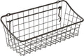 Spectrum Pegboard & Wall Mount Wire Basket Small (Industrial Gray) - Storage & Organizer for Garage, Tools, Shed, Home, Work Bench, Crafts, & More