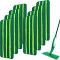 Mop Head Replacement for Libman Freedom Spray Mop - Washable Reusable Wet & Dry Cleaning - Microfiber Spray Mop Pads Refill for Multi-Surface Floor -8 Pack (Green）