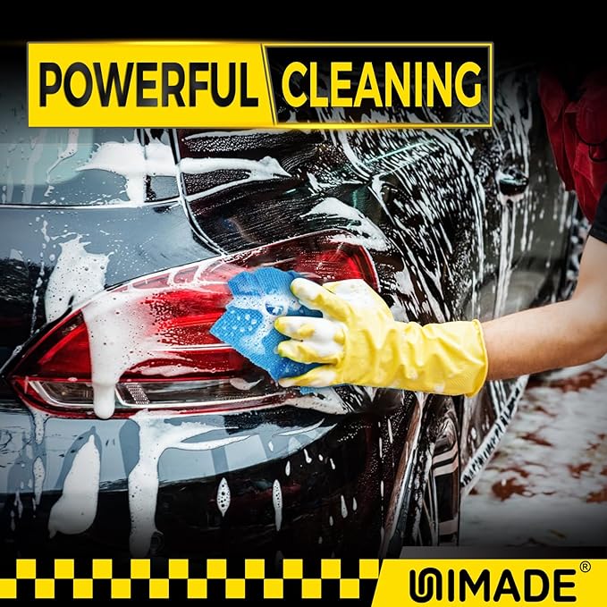 Shop Towel Rag, 200 Pack Reusable Rags Bulk Microfiber Cleaning Cloth Lint Free Towels for Car Kitchen Automotive Bar Mechanic Restaurant Garage, 11.5"x 11.5", Blue