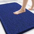 Arotive Bathroom Rugs 30x20, Extra Soft Absorbent Shaggy Chenille Bath Rugs, Machine Washable Rubber Backing Non-Slip Bath Mats for Bathroom Floor Tub and Shower, Home Decor Accessories, Royal Blue