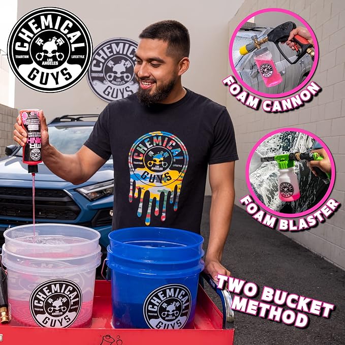 Chemical Guys Mr. Pink Car Wash Soap - 64 oz Super Suds Foaming Car Wash Soap for Cannon, Blaster, or Bucket Washing - pH Balanced, Safe on Wax, Sealant, Ceramic, and Clear Coat Finishes