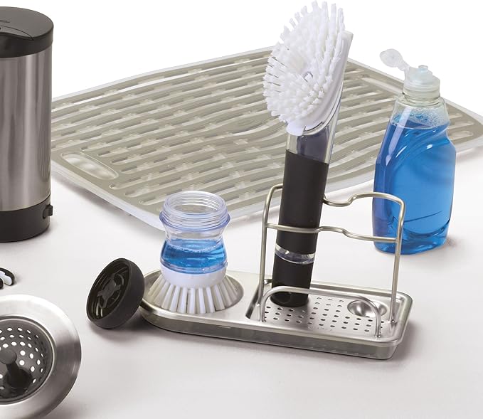 OXO Good Grips Stainless Steel Sink Caddy, Gray, A