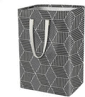 Waterproof Laundry Hamper Collapsible Laundry Basket Leather Handle Laundry Bag Large Clothes Storage Toy Organization for Bathroom Bedroom Laundryroom College Dorms (Heilingxing-001)