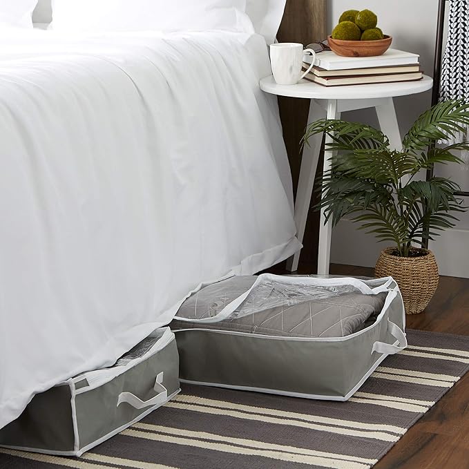 DII Breathable Closet Soft Storage Bag, Gray, Chest Size