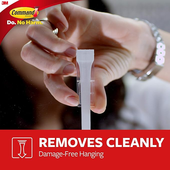 Command Medium Designer Hooks, 2 Hooks and 4 Strips, Damage-Free Hanging Wall Hook with Adhesive Strips, No Tools Great for Hanging, Organization and Storage, Holds up to 3 lb