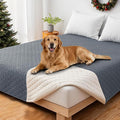 Waterproof Dog Bed Cover, Non-Slip Dog Blanket for Couch, Couch Covers for Dogs Washable, Pet Blanket for Furniture, Pet Bed Mat for Sofa, Car, Pet Supplies (82x102 Inch, Dark Grey)