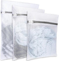 Mesh Laundry Bags for Delicates(Honeycomb), 3 Pcs Laundry Bags Mesh Wash Bags in 3 Sizes(1 Large, 1 Medium, 1 Small), Lingerie Bags for Washing Delicates, Garment Bag for Washing Machine