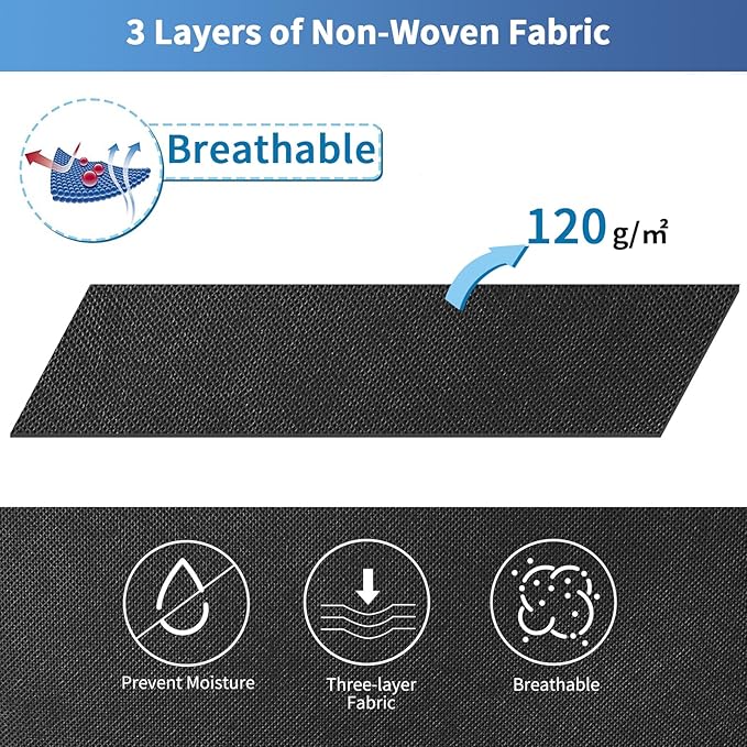 Fixwal Blanket Storage Bags with Zipper Large Storage Bins with Lids 120L 2 Pack Comforter Storage Bags with Reinforced Handles Clothes Storage Containers for King Comforter Bedding Pillow Sheet Black