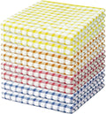 Nialnant 8 Pcs Kitchen Dish Rags,100% Cotton Soft Absorbent Quick Drying Dish Cloths for Kitchen,Washing Dishes,Cleaning rags-11 x 11In