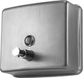 Commercial Soap Dispenser Wall Mount - Extra Large 46 oz. Capacity, Industrial Grade, Stainless Steel Bathroom Hand Soap Dispenser with Corrosion Proof Lining and Anti-Leak Pump by EnBath