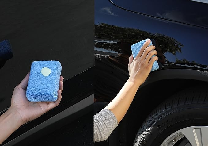 SimpleHouseware Microfiber Ultra-Soft Applicator Foam, Blue, 8-Pack