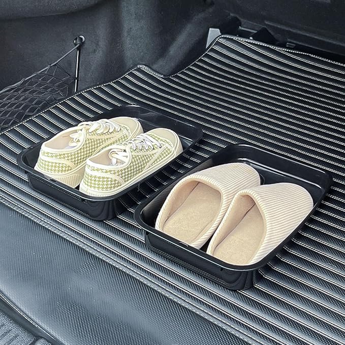 LORBIFIN Shoe and Miscellaneous Storage Box for Home and Car Use Thickened Container Space Saving Bin