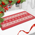Hargiis Christmas Non-Slip Bathtub Mat, Anti Slip Shower Mat, Fast Drying Bathtub Mats, Foot Scrubber Mat, Anti Slip Mat for Tub, Floor, Bathroom, Kitchen, Home, Hotel (Reindeer Snowflake, 40"x16")