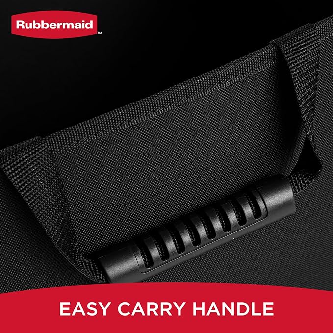 Rubbermaid Car Organizer, Collapsible Trunk Organizer with Lid & Removable Leakproof Cooler Bag, Multi-Compartment Car Storage Organization for Car Accessories, 5 Compartments Without Cover,