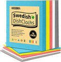 HOMERHYME Swedish Dishcloths, 18 Pack Multicolor Kitchen Cloths, Absorbent Dish Towels for Kitchen, Multipurpose Cellulose Sponge Cloths, Reusable Washable Towels for Home & Kitchen